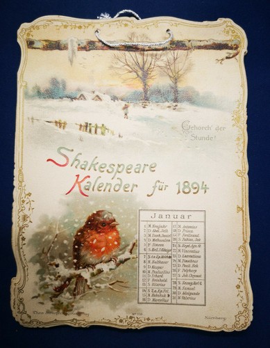Shakespeare kalender für 1894 - für,