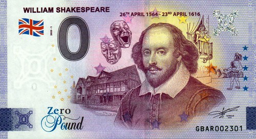 Euro schein zero pound - schein,