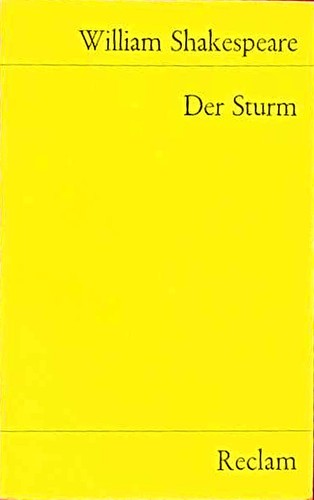 Der sturm shakespeare - sturm:,